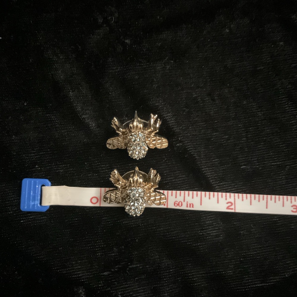 Ciner CN Gold Bee Earrings And Brooch Set. - Picture 4 of 4